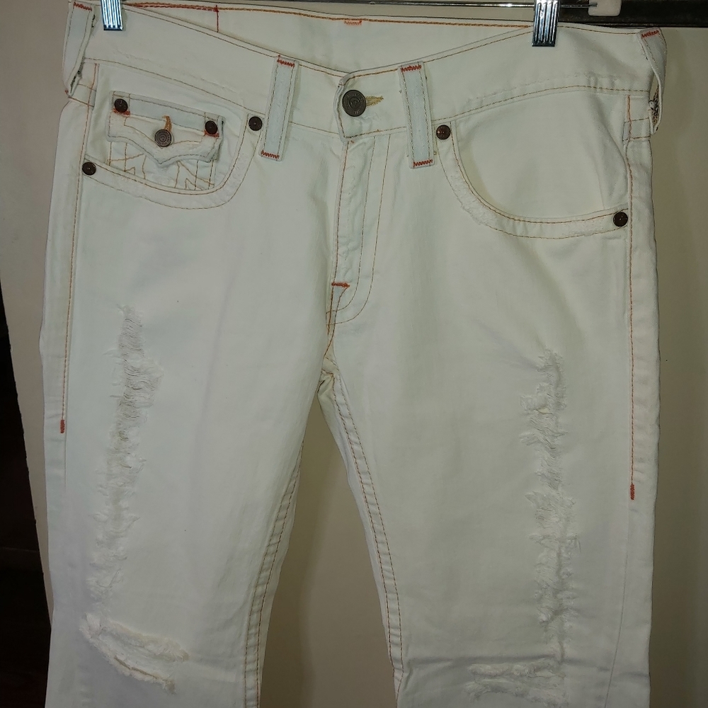 True Religion Ivory Jeans
